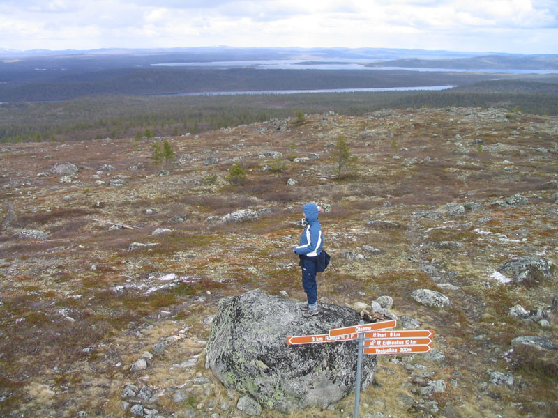 N�kym�t Otsamon huipulta